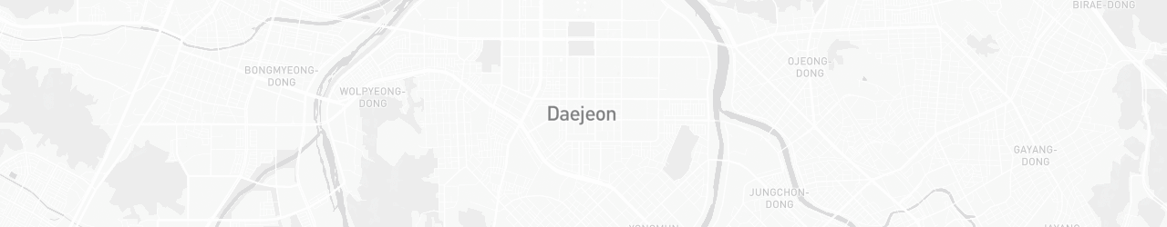 Map of Daejeon