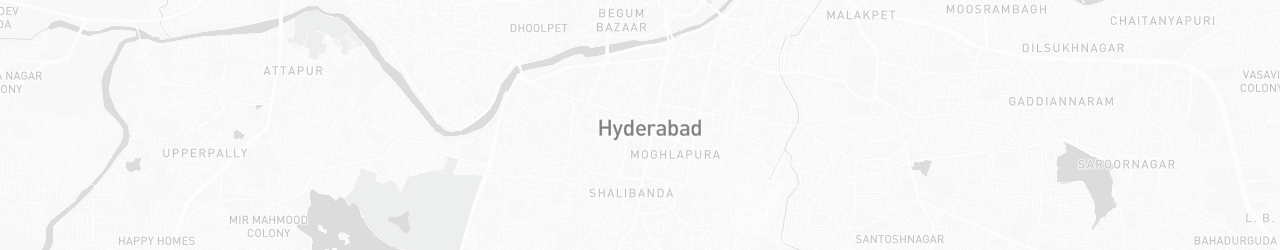 Map of Hyderabad