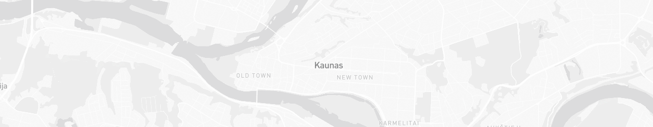Map of Kaunas