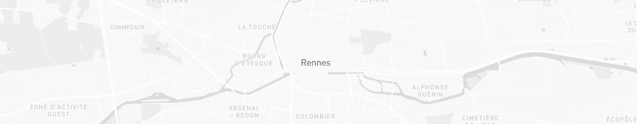 Map of Rennes