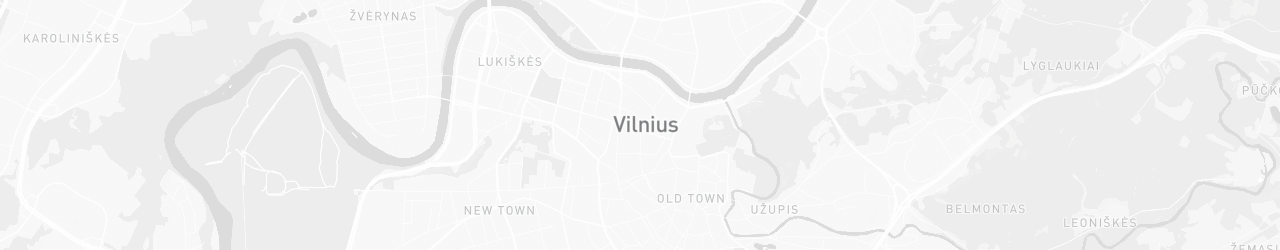 Map of Vilnius